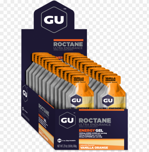 u roctane energy gel - gu roctane ultra endurance energy gel sea salt chocolate Isolated Graphic on Clear Transparent PNG