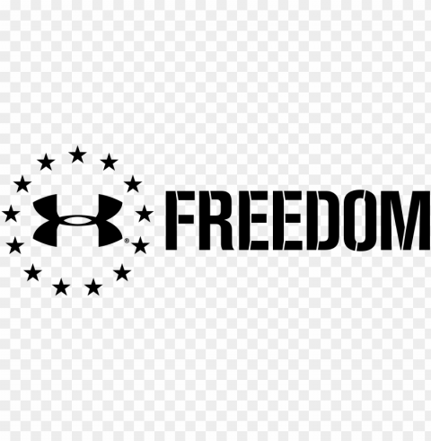 ua freedom logo black - under armour freedom logo Isolated Graphic on Transparent PNG