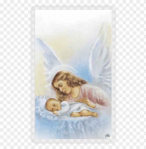 uardian angel with baby - san francis imports-guardian angel with baby custom PNG Image with Clear Isolation
