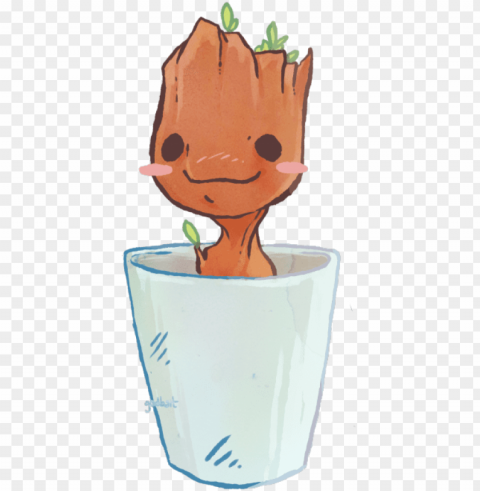 uardians of the galaxy - baby groot fan art HighQuality Transparent PNG Element