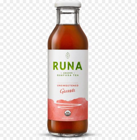 uava 1x - runa - amazon guayusa tea unsweetened guava - 14 oz PNG with transparent background for free