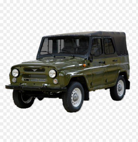 uaz cars transparent ClearCut Background PNG Isolated Item