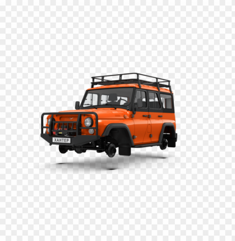 uaz cars transparent Clean Background Isolated PNG Object