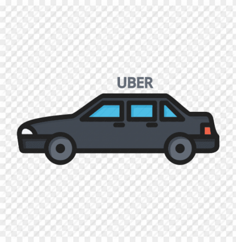 Uber Car PNG Images For Merchandise