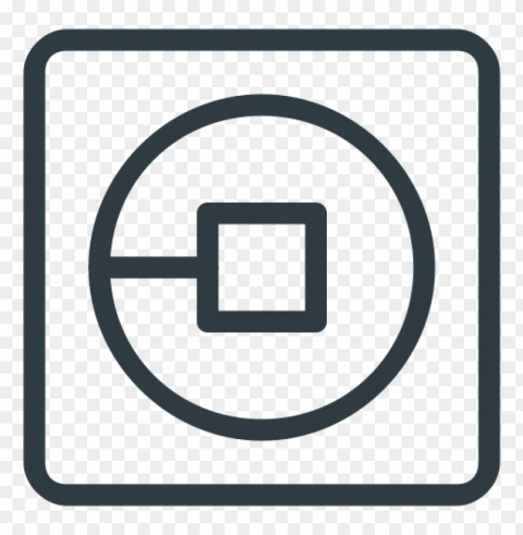 Uber Logo File Transparent PNG Isolated Illustrative Element