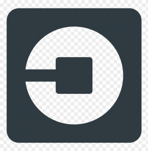 uber logo free Transparent PNG Isolated Object with Detail