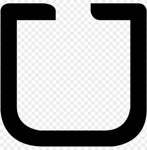 uber logo Transparent PNG Object with Isolation