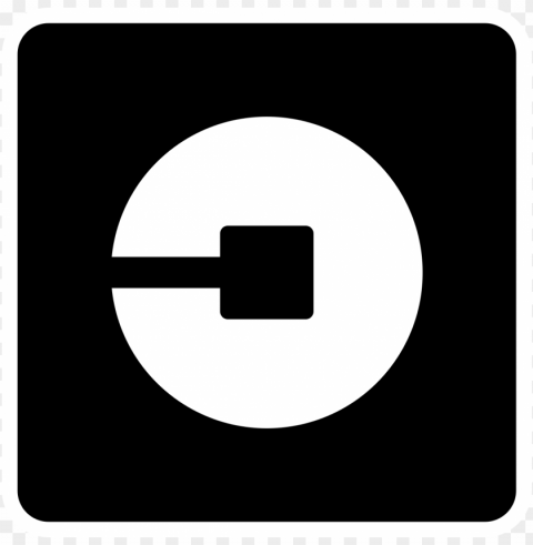 uber logo transparent Clean Background Isolated PNG Icon
