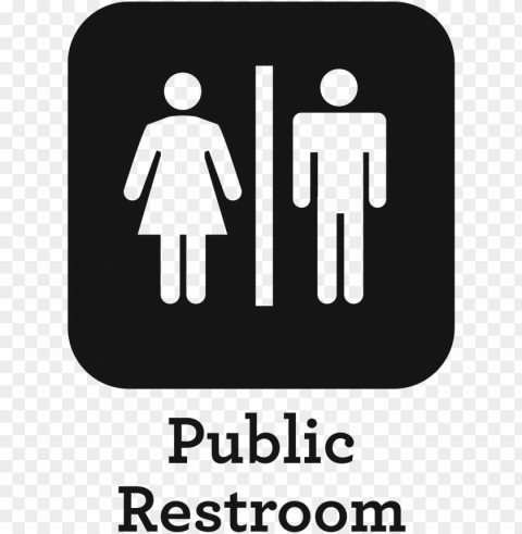 ublic restroom - girl boy bathroom si Clean Background Isolated PNG Graphic