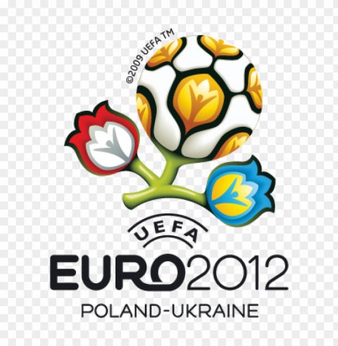 uefa euro 2012 logo vector free download PNG Image with Transparent Isolated Design