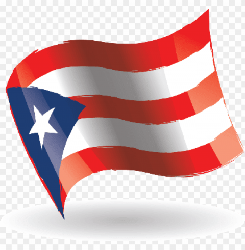 uerto rico flag waving puerto rican flag clipart - puerto rico flag movi PNG Isolated Object on Clear Background