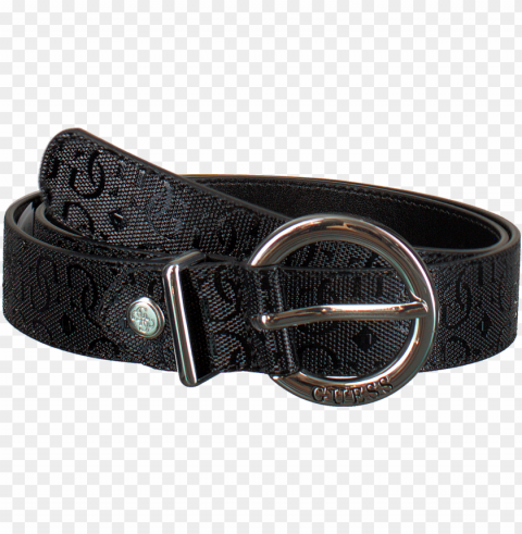 uess women black guess belt bw6821 vin30 - belt PNG transparent design