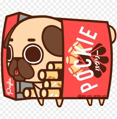 ug sticker - puglie pu Transparent art PNG PNG transparent with Clear Background ID 81d93f7a