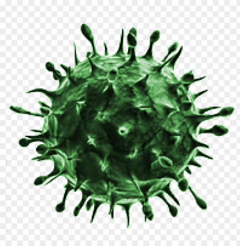ugly green virus PNG with no background free download