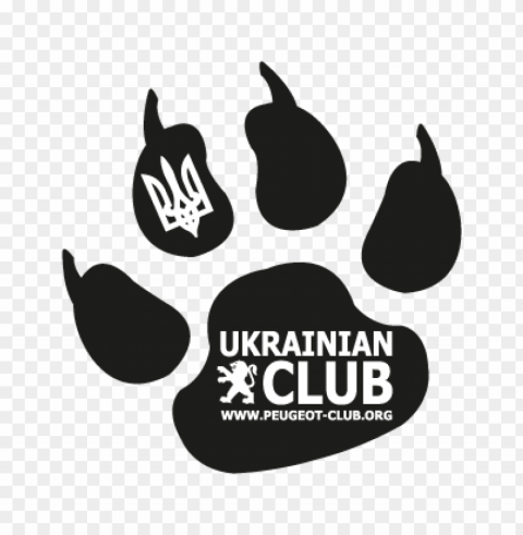 ukrauian peugeot club vector logo free download Isolated Graphic with Clear Background PNG