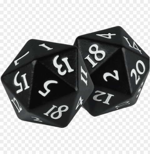 ultra pro d20 dice set heavy metal black - heavy metal d20 white Transparent PNG Artwork with Isolated Subject