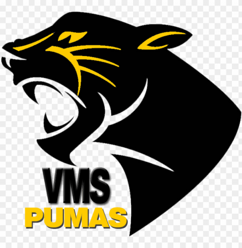 uma logo clipart head - black panther Isolated Subject in Transparent PNG Format