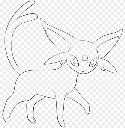 umbreon drawing at getdrawings - pokemon coloring pages eevee evolutions espeo Transparent background PNG clipart