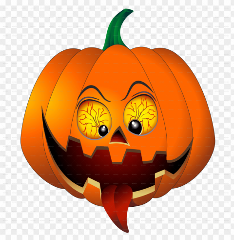 umkin vector cartoon pumpkin - scary pumpkin vector PNG for digital design