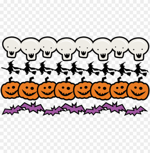 umpkin border - halloween border no background Free PNG images with alpha channel variety PNG transparent with Clear Background ID 471dc2e8