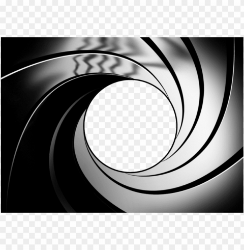 un barrel - james bond spiral vector Clear Background PNG Isolated Item