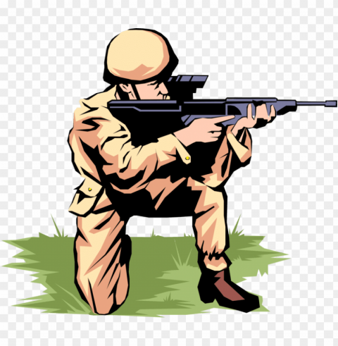 un shot clipart military gun - shoot rifle PNG with Clear Isolation on Transparent Background