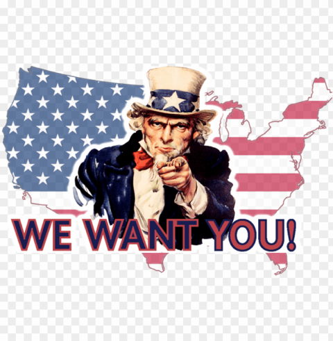 uncle sam we want you PNG image with no background