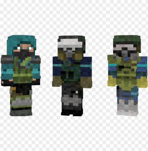 undefined - minecraft military winter ski Clear background PNG elements