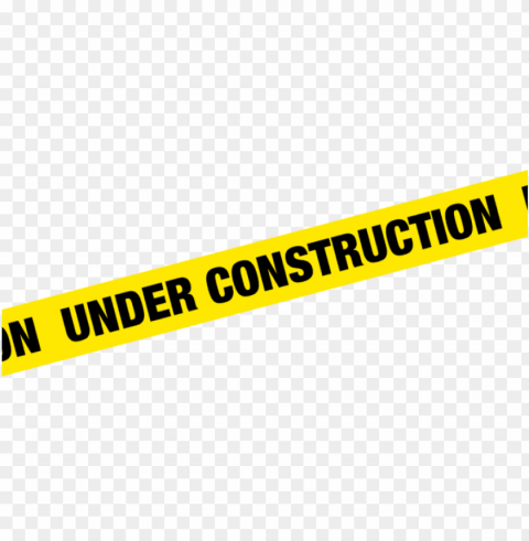 under construction Transparent Cutout PNG Graphic Isolation