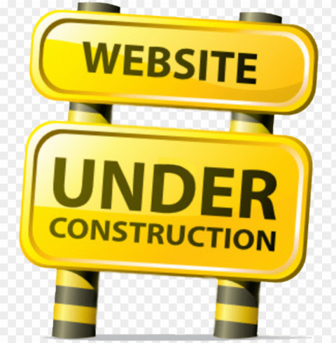 under construction sign - under construction transparent background Isolated PNG Item in HighResolution