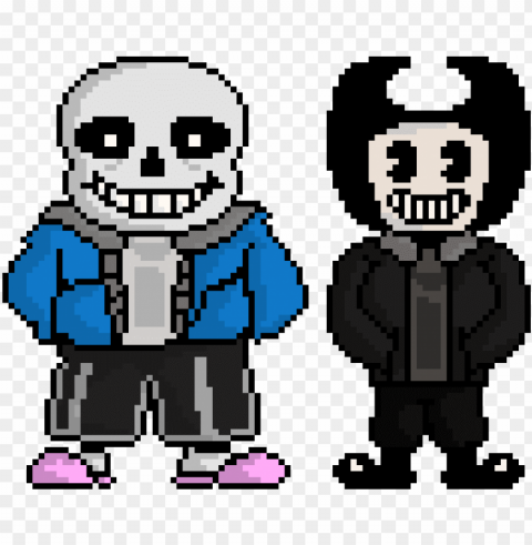 undertale & indietale sans & bendy - undertale pixel art sans papyrus Clean Background Isolated PNG Image PNG transparent with Clear Background ID dac508f3