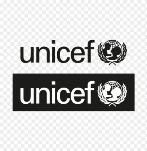 unicef black vector logo free PNG files with alpha channel