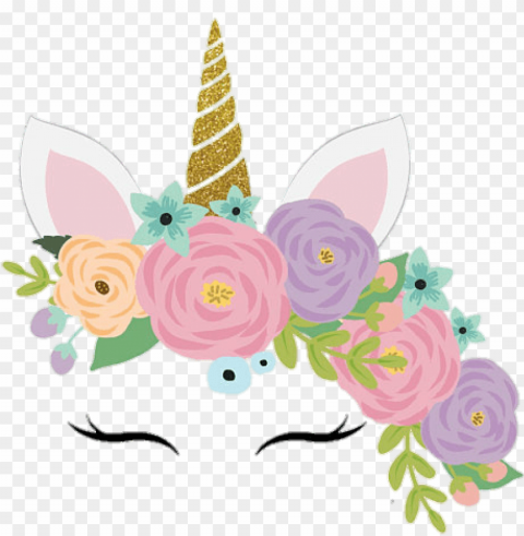 unicorn unicornio cute colorful flowers face pastel - you are invited unicor Transparent PNG graphics variety