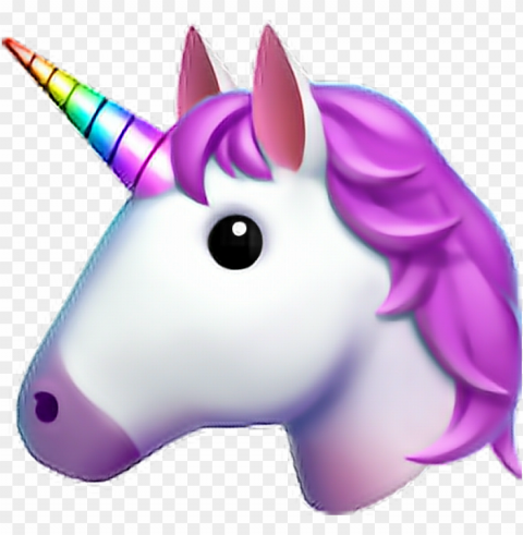 unicorn unicornio tumblr overlay emojis emoji emoji - unicorn emoji no background Isolated Object on Transparent PNG