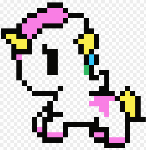 unicornio - easy pixel art unicor PNG files with no backdrop pack