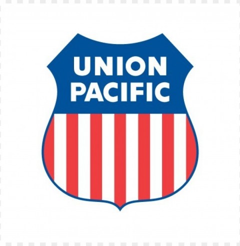 union pacific railroad logo vector Isolated Item with Transparent Background PNG