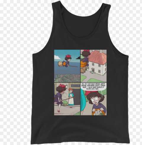 unisex tank kiki PNG with alpha channel