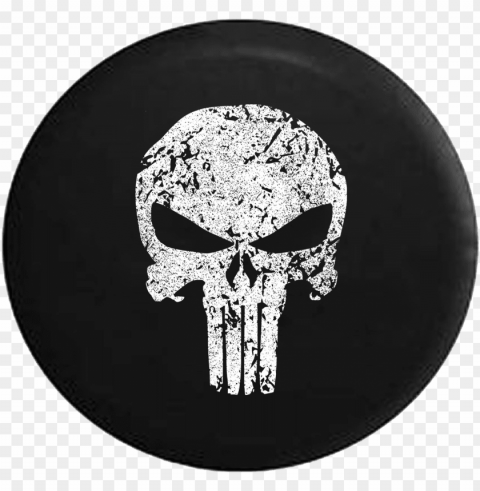 unisher skull jeep camper spare tire cover a101 35 - punisher skull High-quality transparent PNG images comprehensive set PNG transparent with Clear Background ID 61e7d874