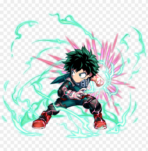 unit art - izuku midoriya brave frontier PNG pictures with no backdrop needed