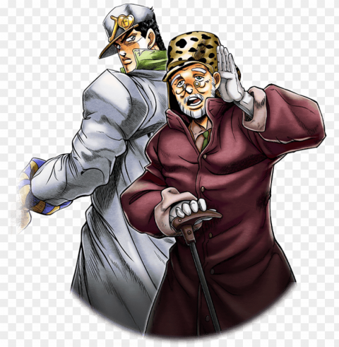 unit jotaro kujo and old joseph - jotaro kujo Free download PNG with alpha channel extensive images