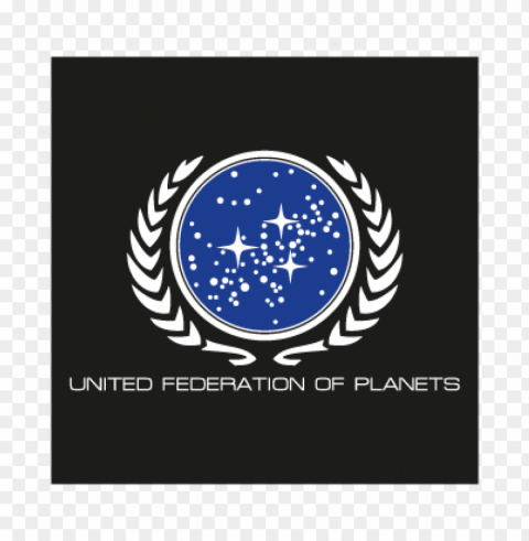 united federation of planets vector logo Isolated Graphic on HighQuality PNG