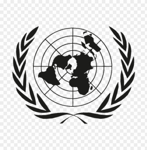 united nations eps vector logo free download Isolated Illustration on Transparent PNG