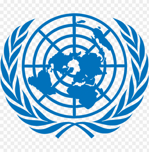 united nations logo CleanCut Background Isolated PNG Graphic