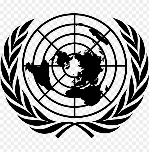 united nations logo file Clean Background Isolated PNG Object