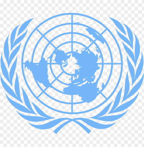 united nations logo transparent Clear Background Isolated PNG Object