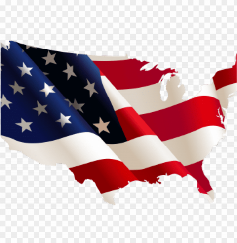 united states of america flag transparent images - usa flag map PNG Image with Isolated Subject