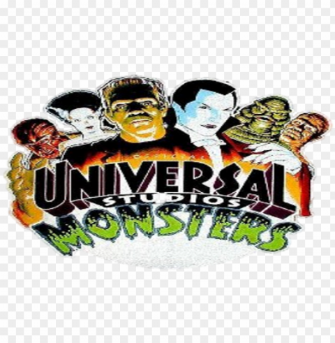 universal monsters - universal studios monsters logo HighQuality PNG Isolated on Transparent Background