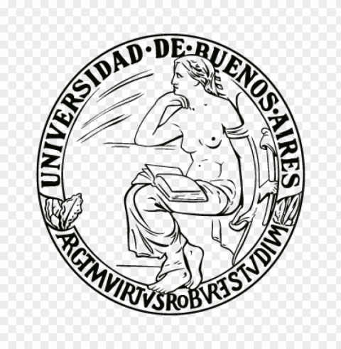 universidad de buenos aires vector logo Isolated Subject in Clear Transparent PNG