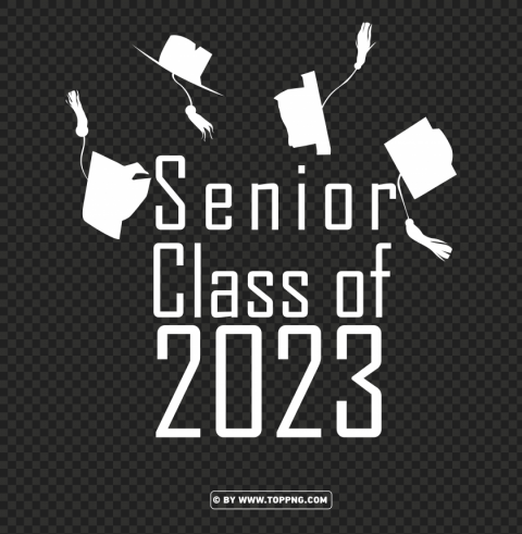 university graduates senior class of 2023 PNG images for banners
