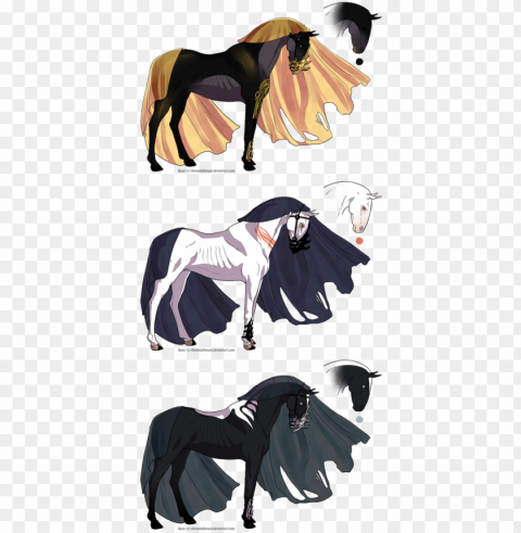 unrnios criatura animales proyectos de dibujo - stallion Isolated Character in Transparent Background PNG